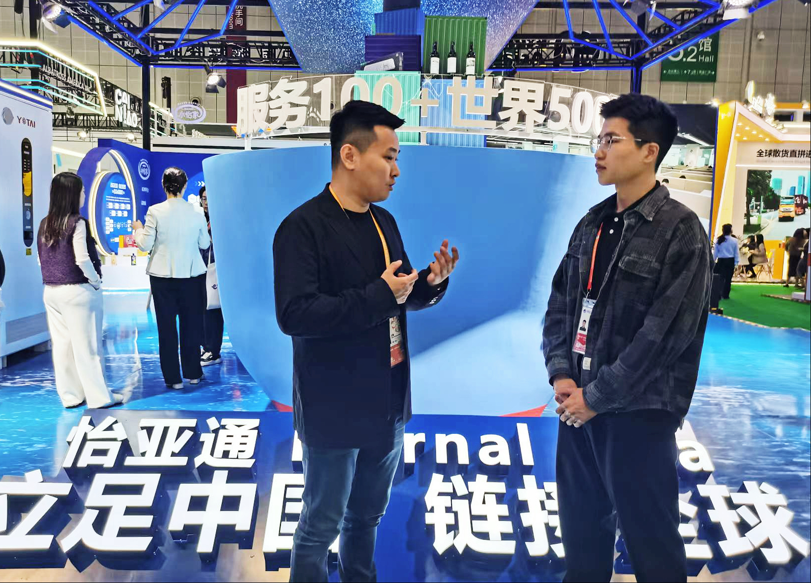进博故事丨9001cc金沙以诚为本王辉：进博会促进商业和文化交流